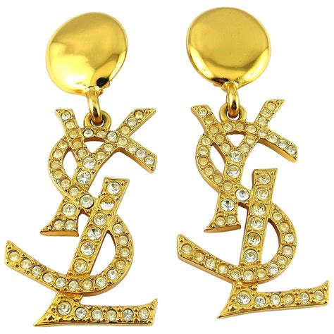 oorbellen ysl|ysl earrings and necklaces.